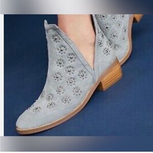 Silent D Obvious Blue Gray Booties
